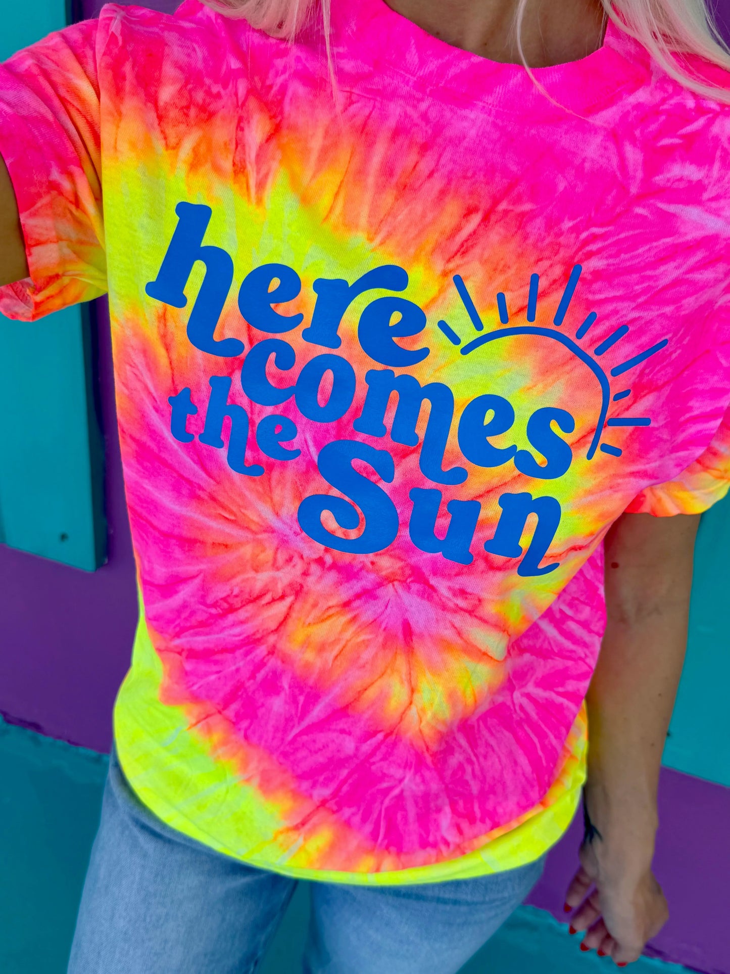 Here Comes The Sun Tie-Dye Tee