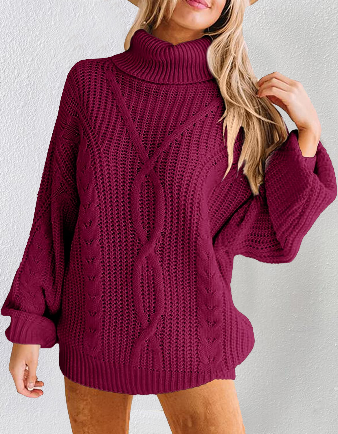 Women's Round Neck Knit Loose Sweater