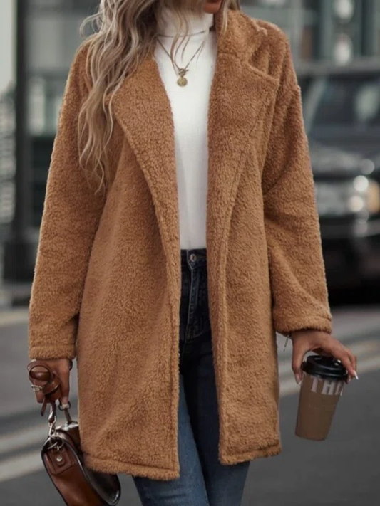 Casual Shawl Collar Other Coat