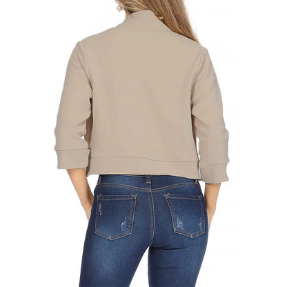 New women's tops Solid color jackets Small suits